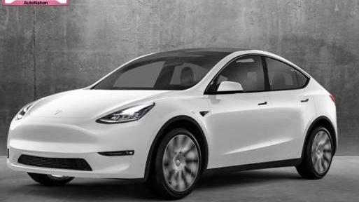 TESLA MODEL Y 2021 5YJYGDEE0MF218828 image